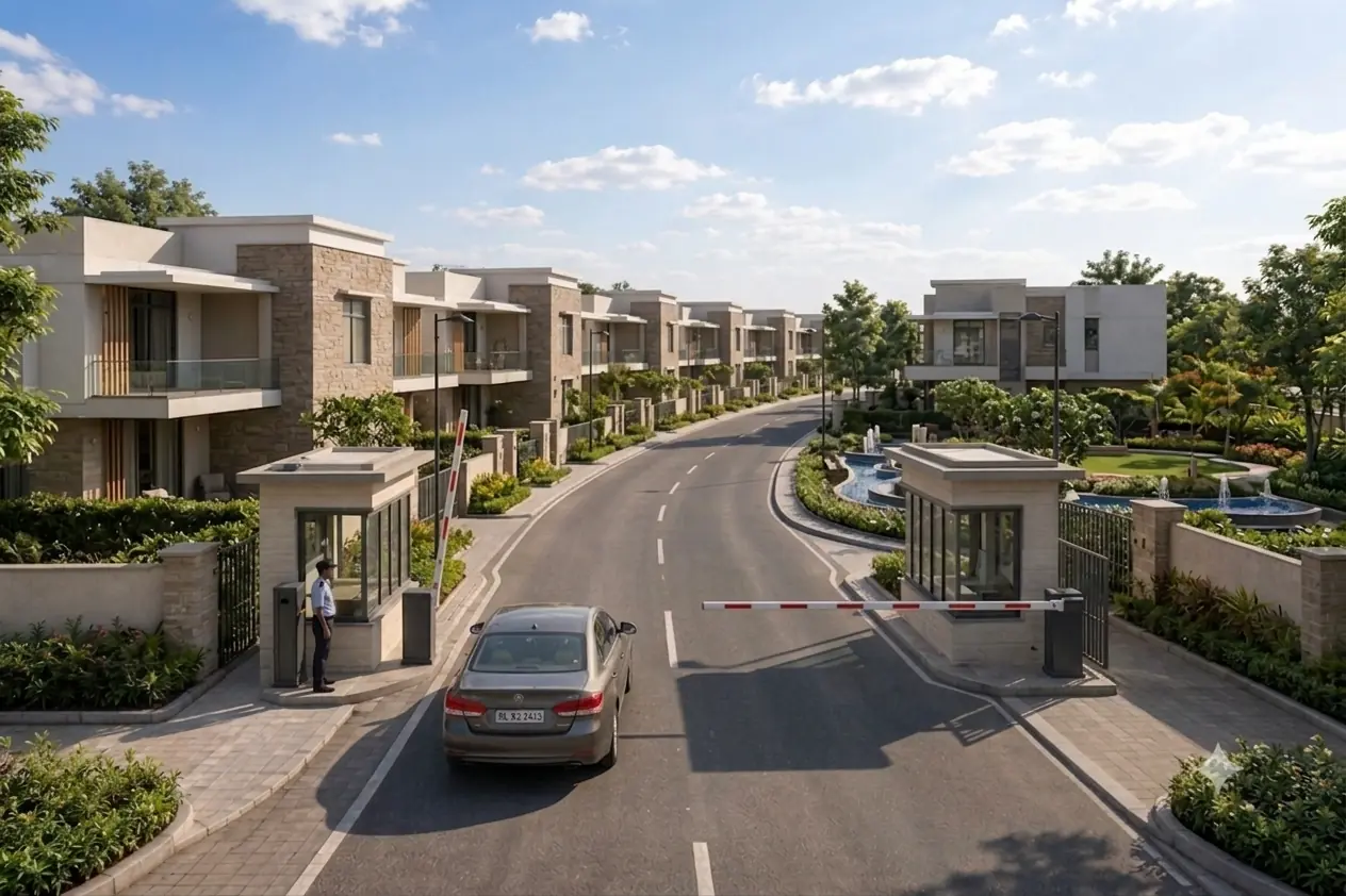 Modern Indian gated residential community